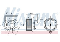 Ventilation intérieure 87631 Nissens