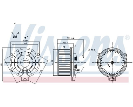 Ventilation intérieure 87631 Nissens