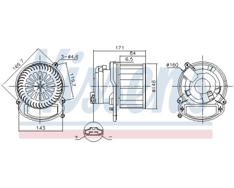 Ventilation intérieure 87635 Nissens