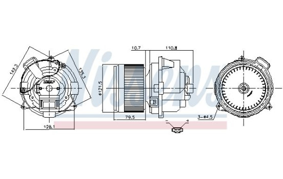 Ventilation intérieure 87673 Nissens, Image 6