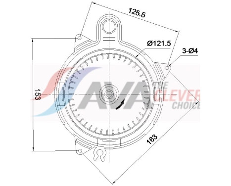 Ventilation intérieure DA8026 Ava Quality Cooling