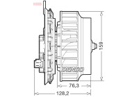 Ventilation intérieure DEA17016 Denso