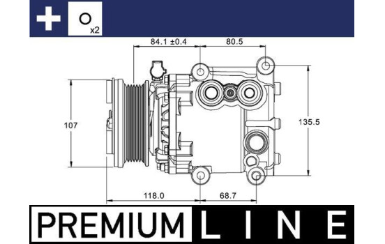 Compresseur, climatisation BEHR *** PREMIUM LINE ***