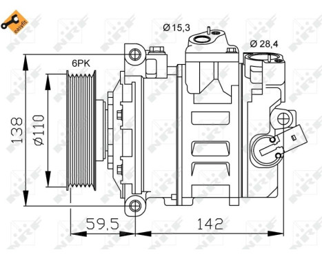 Compresseur, climatisation EASY FIT, Image 6