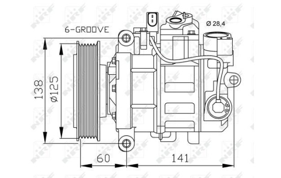 Compresseur, climatisation EASY FIT, Image 2