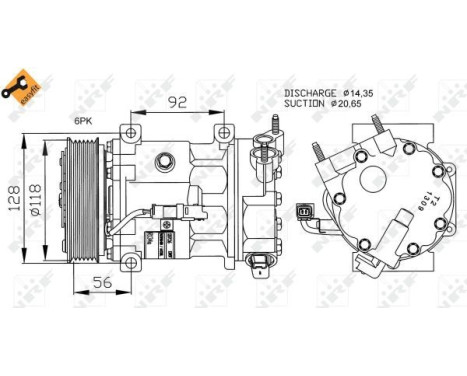 Compresseur, climatisation EASY FIT, Image 6