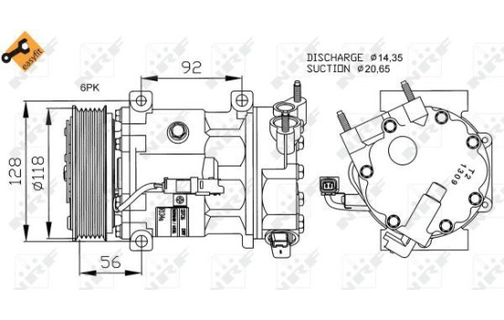 Compresseur, climatisation EASY FIT, Image 2