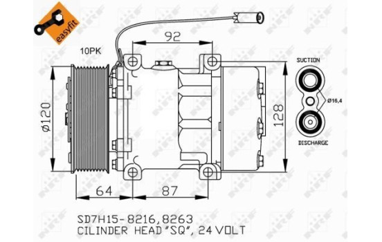 Compresseur, climatisation EASY FIT, Image 4