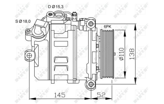 Compresseur, climatisation EASY FIT, Image 2