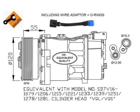 Compresseur, climatisation EASY FIT, Image 6