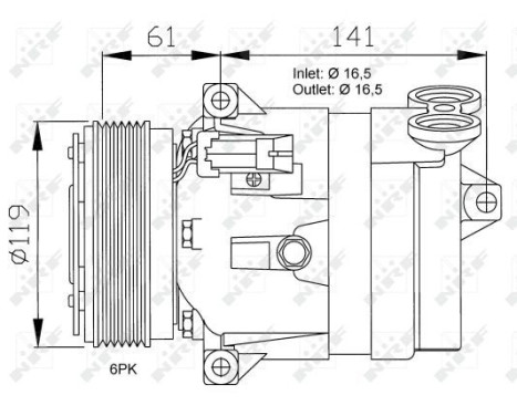 Compresseur, climatisation EASY FIT, Image 5