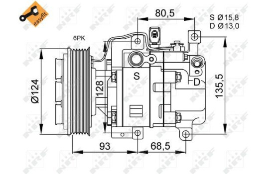 Compresseur, climatisation EASY FIT, Image 5