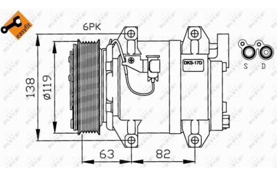 Compresseur, climatisation EASY FIT, Image 4