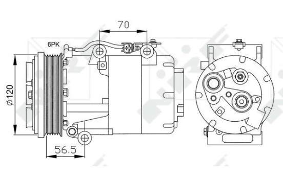 Compresseur, climatisation EASY FIT, Image 4