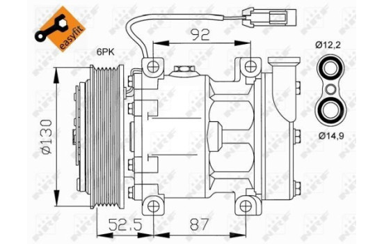 Compresseur, climatisation EASY FIT, Image 5