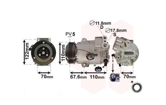 Compresseur, climatisation *** IR PLUS ***