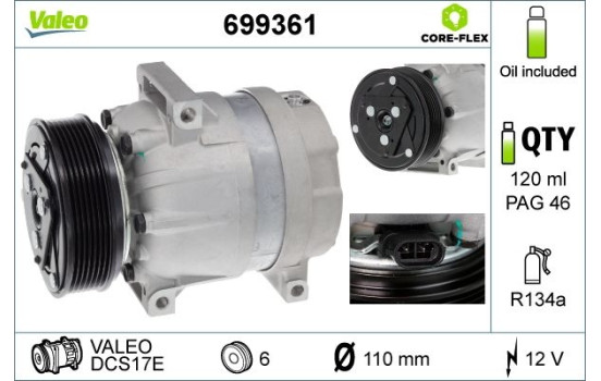 Compresseur, climatisation PIÈCE NEUVE, Image 5