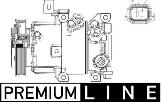 Compresseur, climatisation PREMIUM LINE, Image 12
