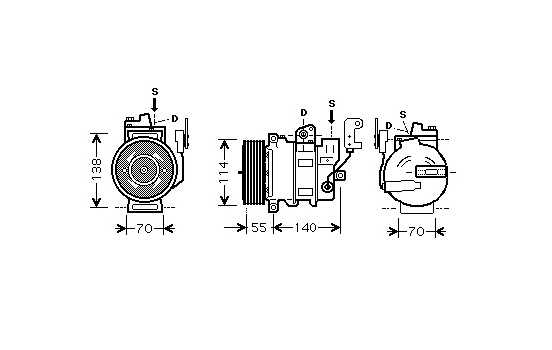 Compresseur, climatisation, Image 2