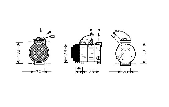 Compresseur, climatisation, Image 2