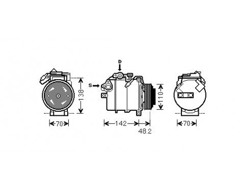 Compresseur, climatisation, Image 2