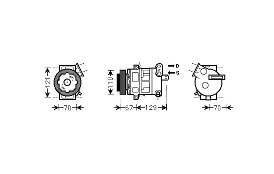 Compresseur, climatisation