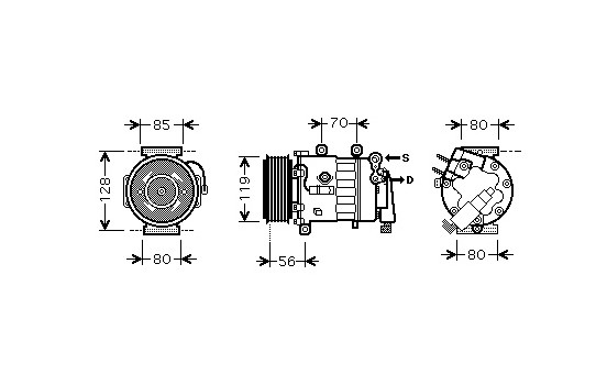 Compresseur, climatisation