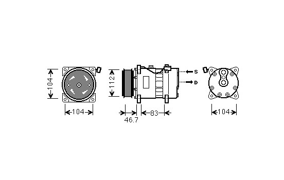 Compresseur, climatisation, Image 2