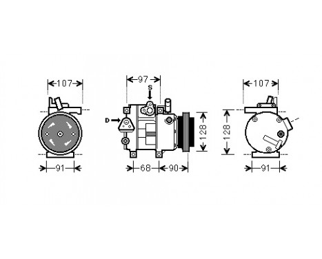 Compresseur, climatisation, Image 2