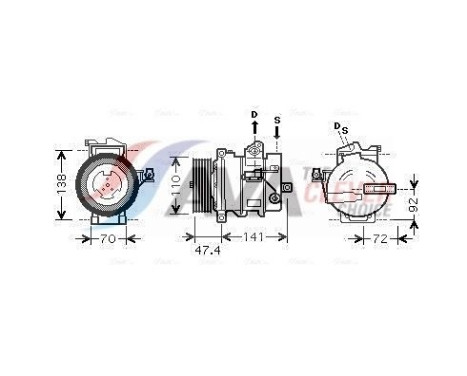 Compresseur, climatisation