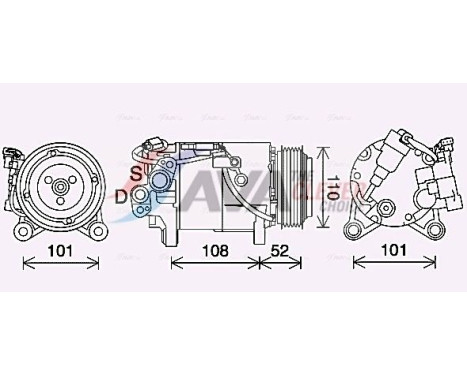 Compresseur, climatisation