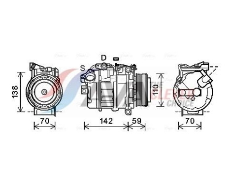 Compresseur, climatisation
