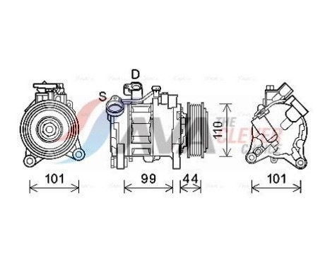 Compresseur, climatisation