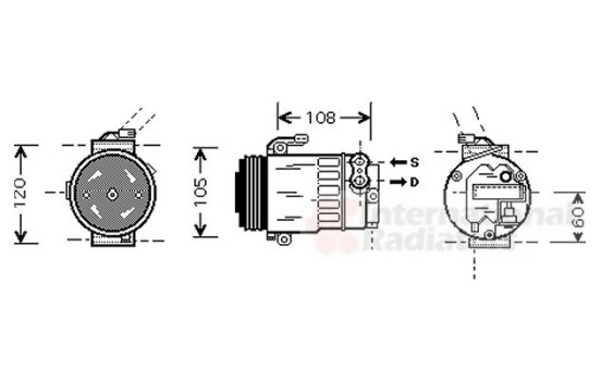 COMPRESSEUR DE CLIMATISATION 1.2 -00, Image 2