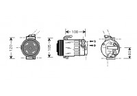 COMPRESSEUR DE CLIMATISATION 1.2 -00