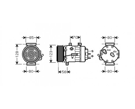 COMPRESSEUR P307 20HDi MT / AT 03-