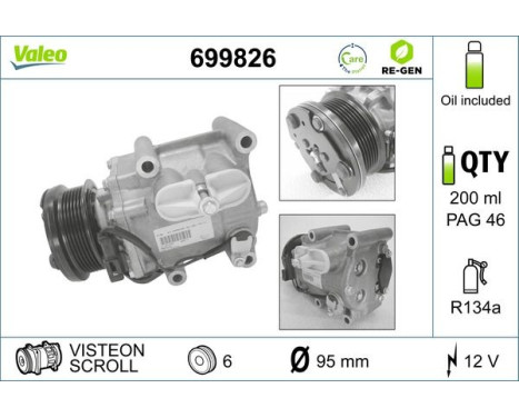 COMPRESSEUR REMAN Ford FOCUS / FIESTA, Image 2