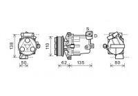 COMPRESSEUR Tiida 1.8 i 05 / 04-