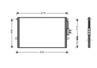 Condenseur, climatisation 21005018 International Radiators