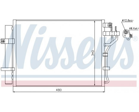 Condenseur, climatisation 940219 Nissens, Image 3