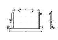 Condenseur, climatisation AI5117 Ava Quality Cooling