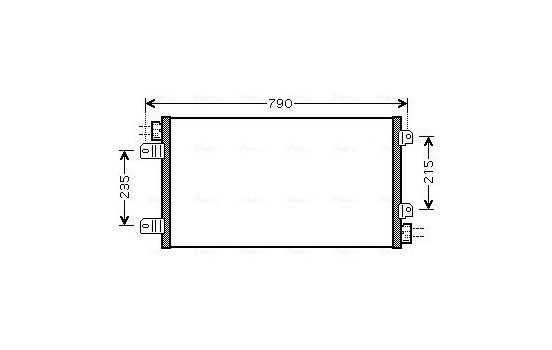 Condenseur, climatisation RTA5342 Ava Quality Cooling