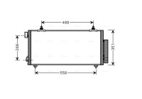 Condenseur, climatisation TO5381D Ava Quality Cooling