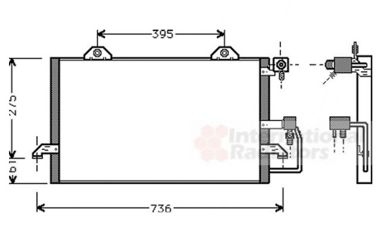 CONDENSATEUR AUDI80 / 90 / COUPE NT-D 91-9 03005159 International Radiators, Image 2
