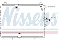 Condensateur, climatisation 94162 Nissens