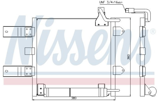 Condensateur, climatisation 94446 Nissens, Image 6