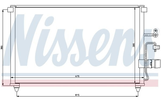 Condensateur, climatisation 94639 Nissens, Image 6