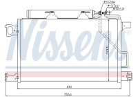 Condensateur, climatisation 94794 Nissens