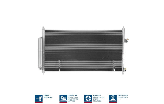 Condensateur, climatisation 94893 Nissens, Image 3