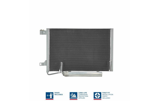 Condensateur, climatisation 94911 Nissens, Image 3
